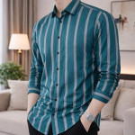 Men's Striped Casual Shirt