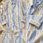 Men's Premium Vertical Striped Casual Shirt