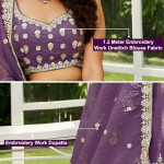 Georgette Embroidery Sequence Work Lehenga Choli