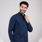 Cotton Plain Regular Fit Shirt for Men